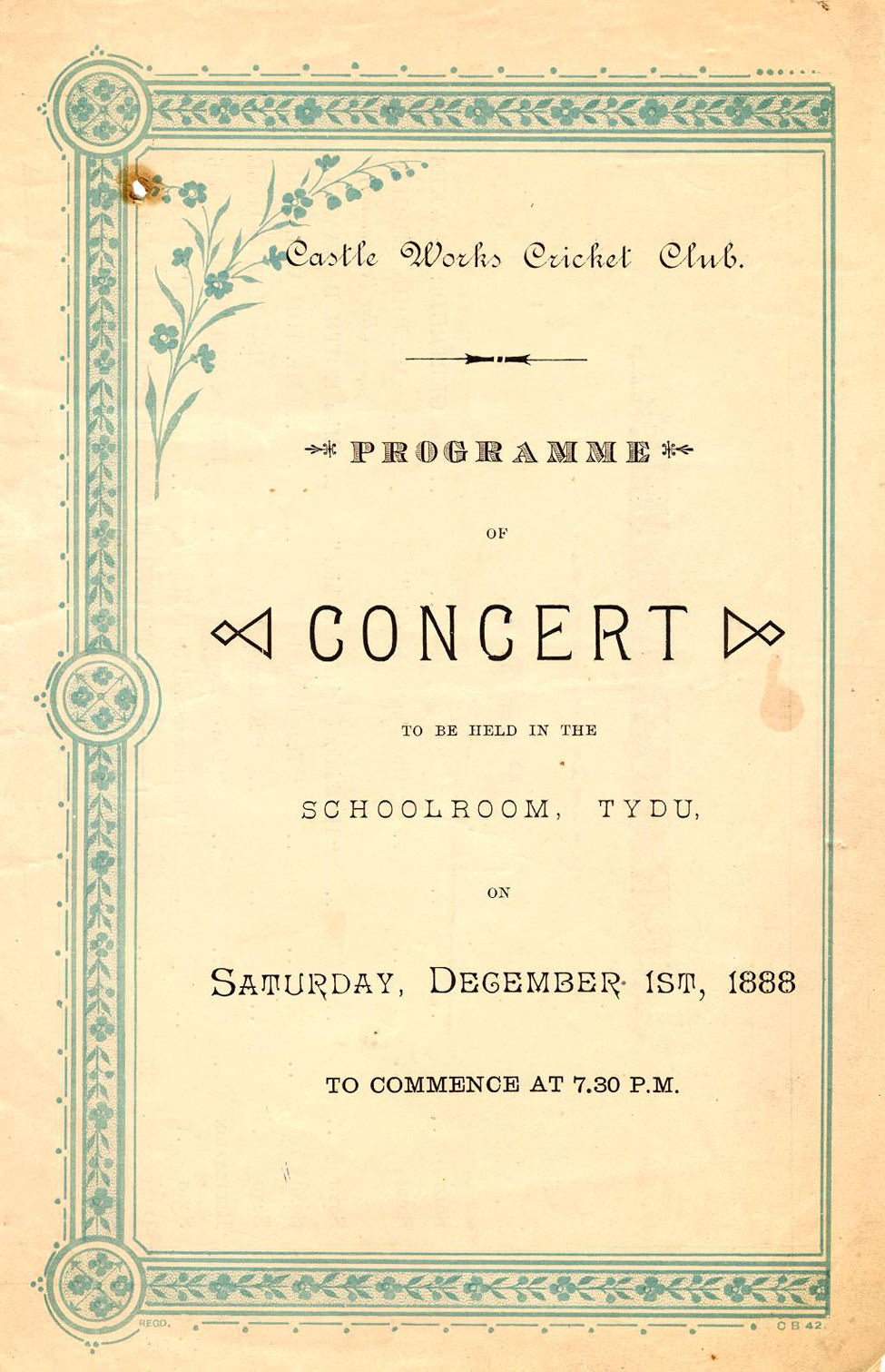 Concert Programme